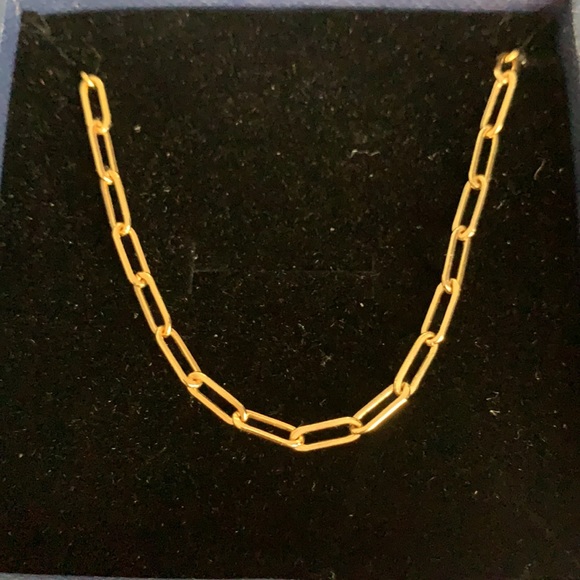 David Von Link Necklace 18K Gold - 16” - Picture 3 of 4